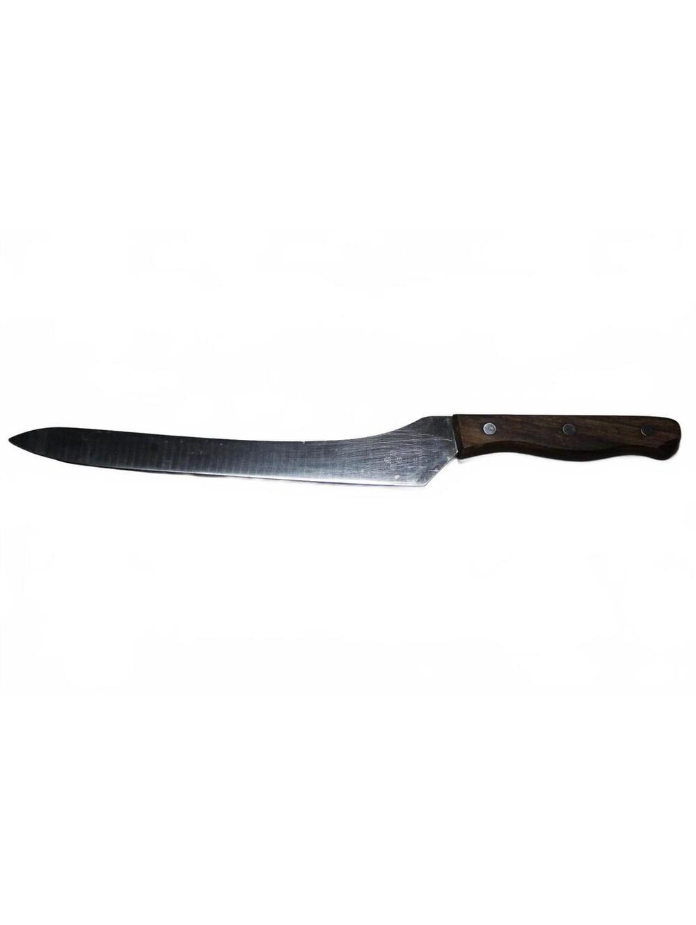 GREGG 400C Gold 3 Vintage 10-In Curved Carving Slicing Meat Kitchen Knife Japan